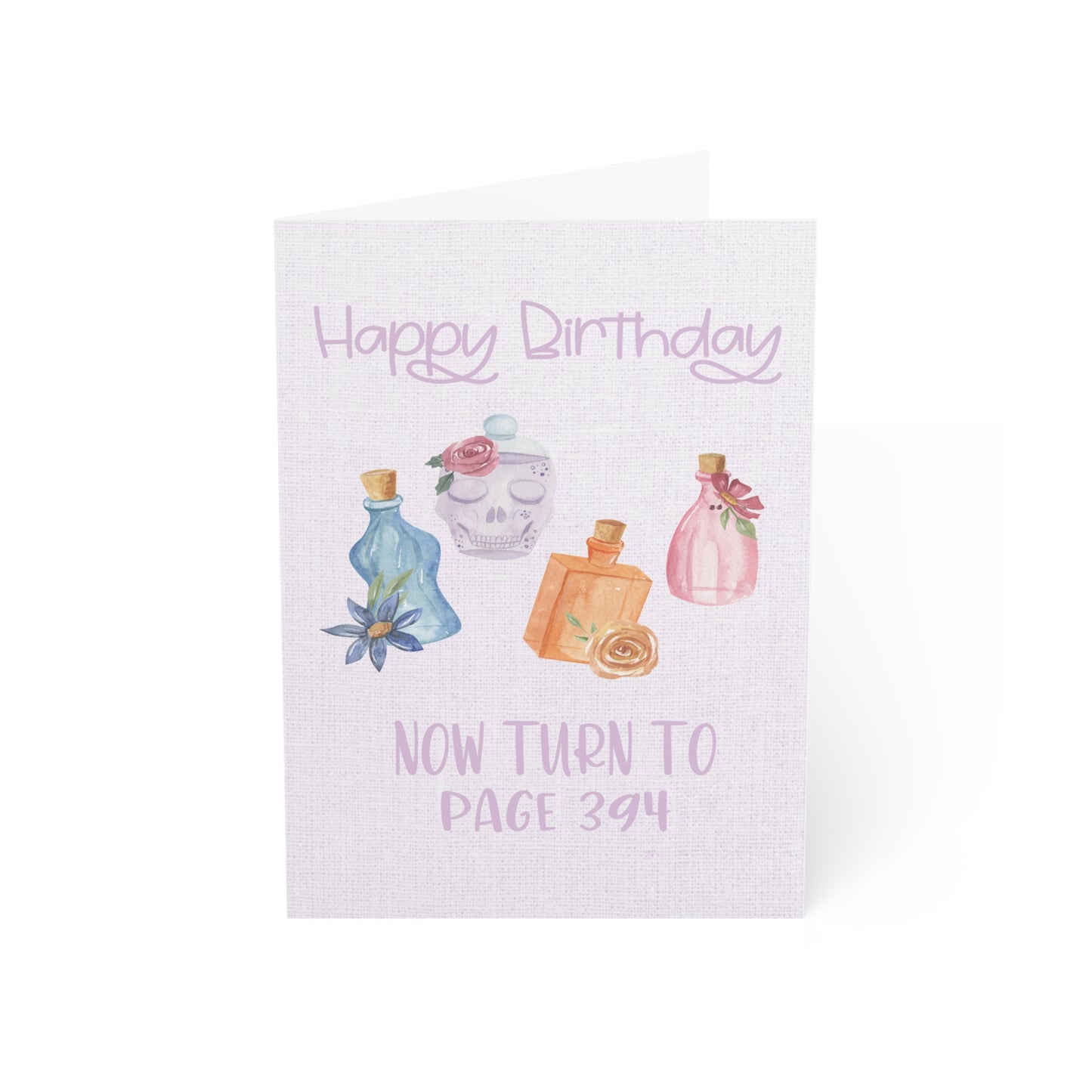 Happy Birthday Potion Card