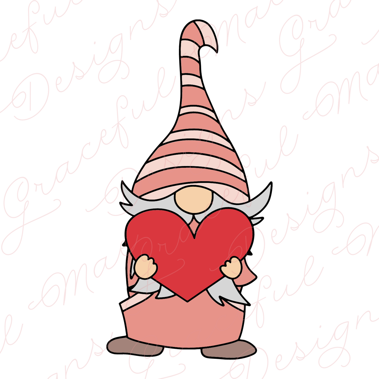 Gnome With Heart SVG
