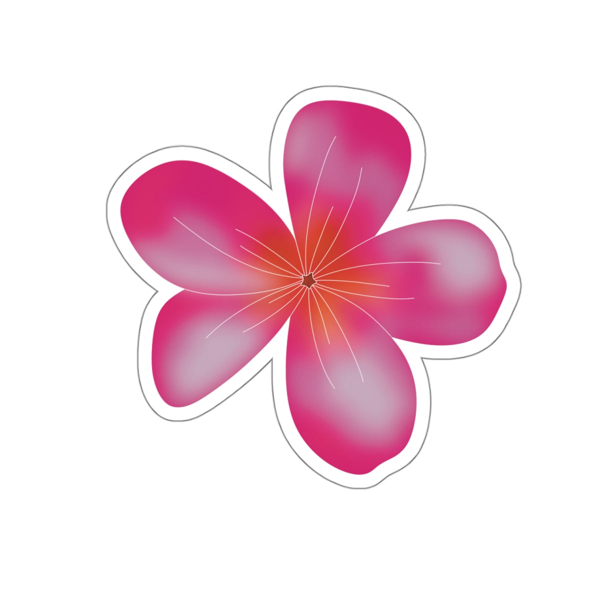 Tropical Flower Kiss-Cut Sticker