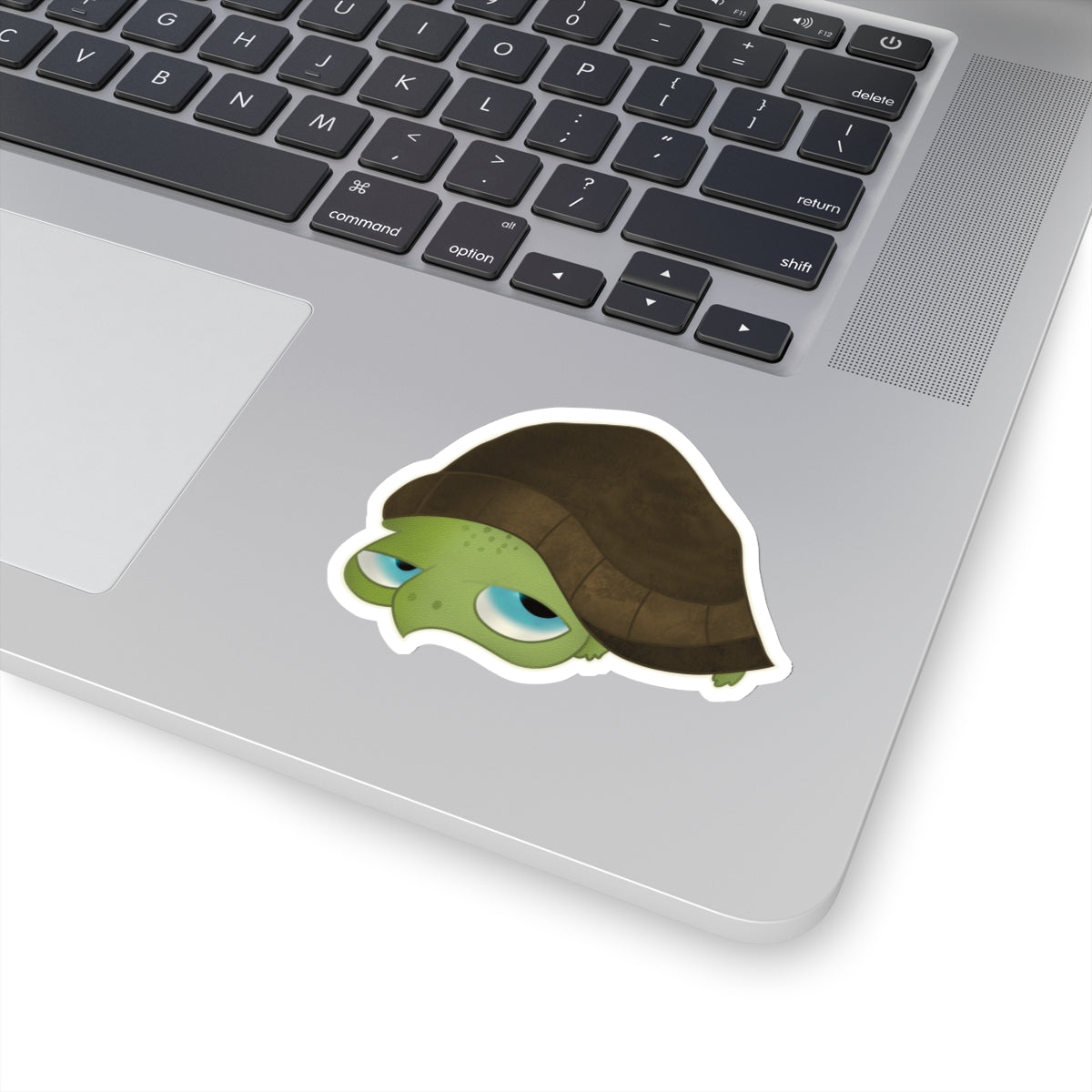 Annoyed Turtle Kiss-Cut Sticker