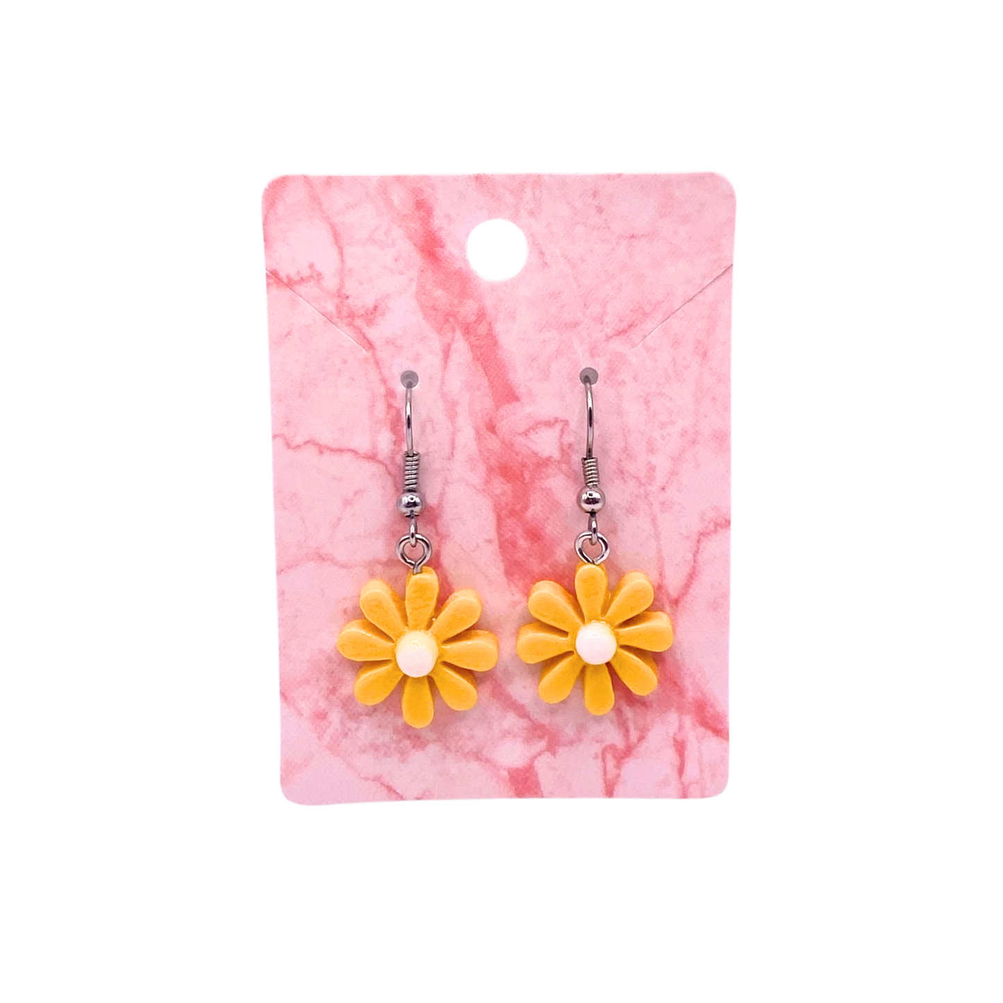 Pastel Daisy Earrings