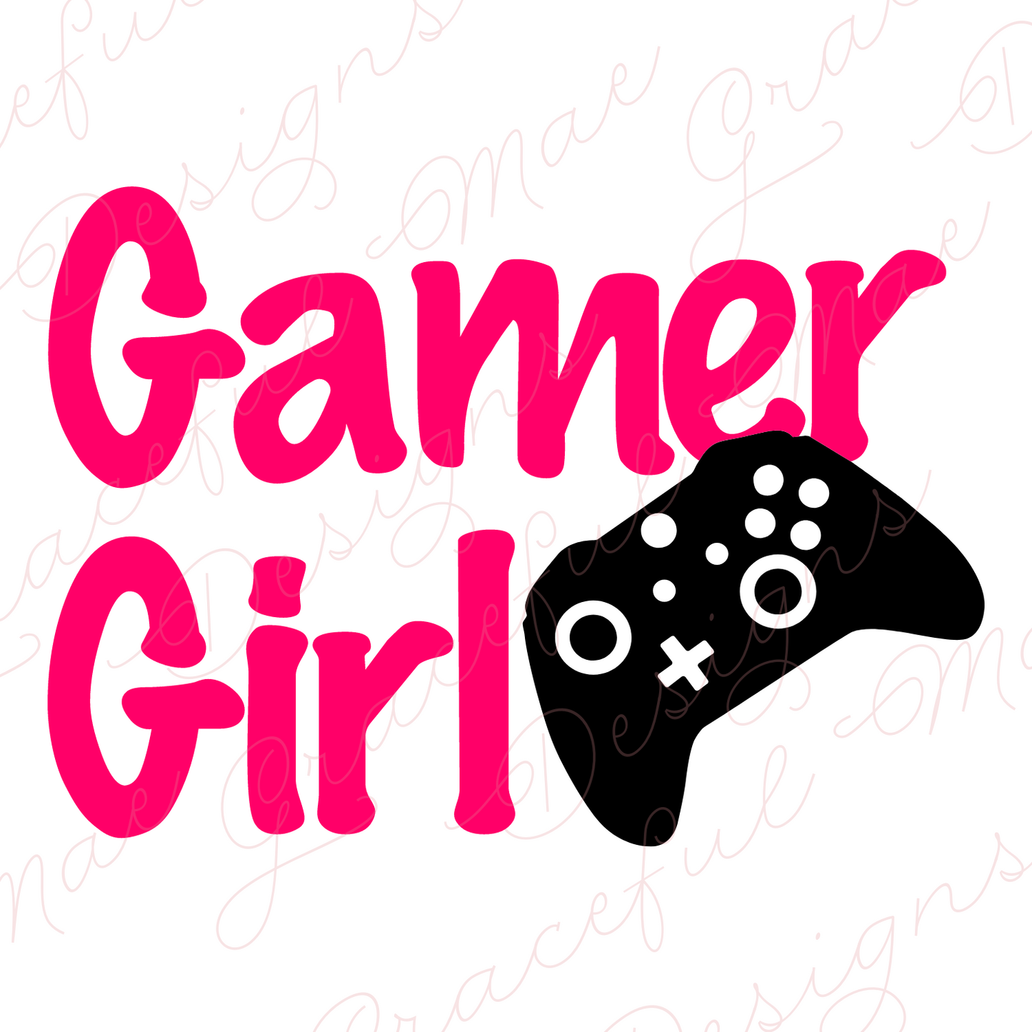 Gamer Girl SVG