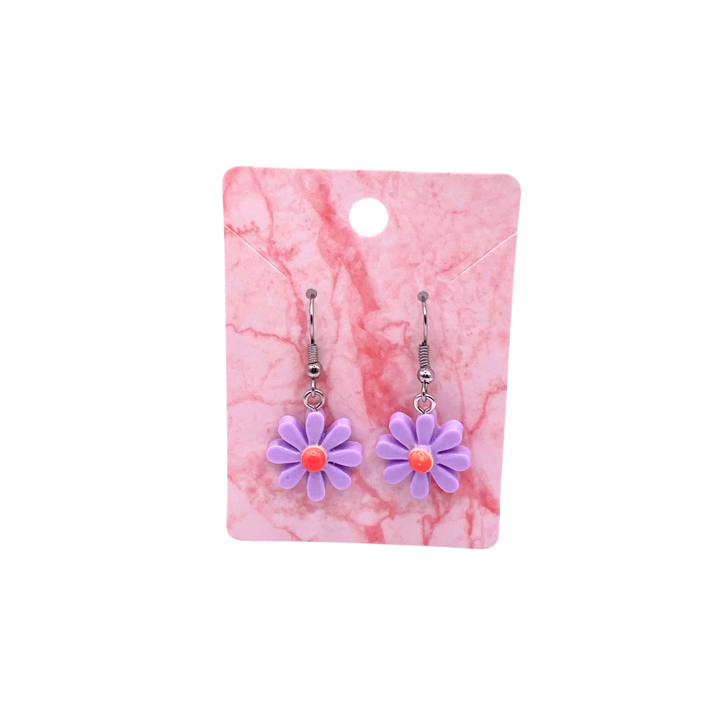 Pastel Daisy Earrings