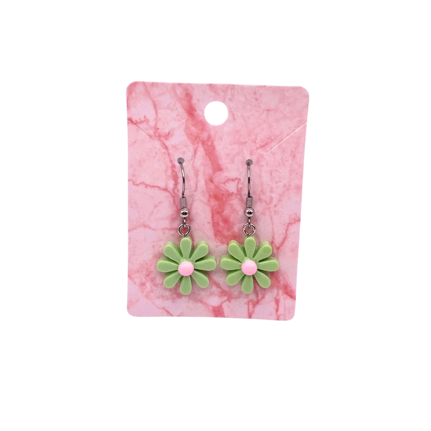 Pastel Daisy Earrings