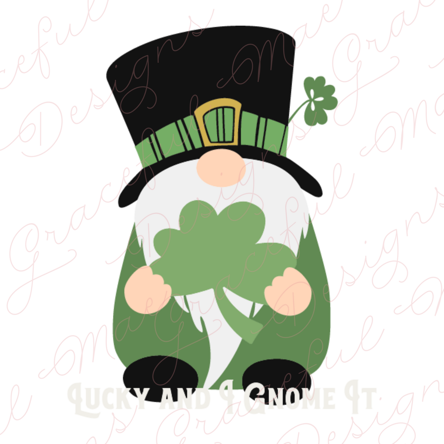 Lucky and I Gnome It SVG