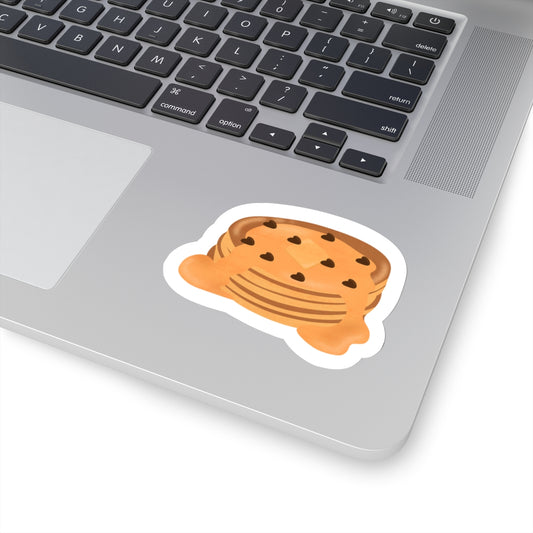Chocolate Chip Pancakes Kiss-Cut Sticker