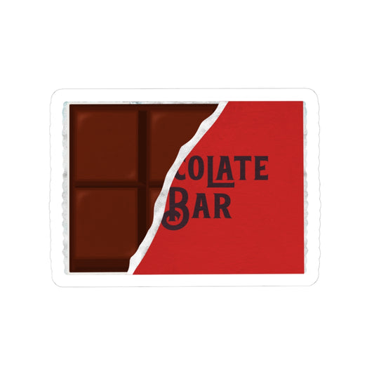 Chocolate Bar Kiss-Cut Sticker