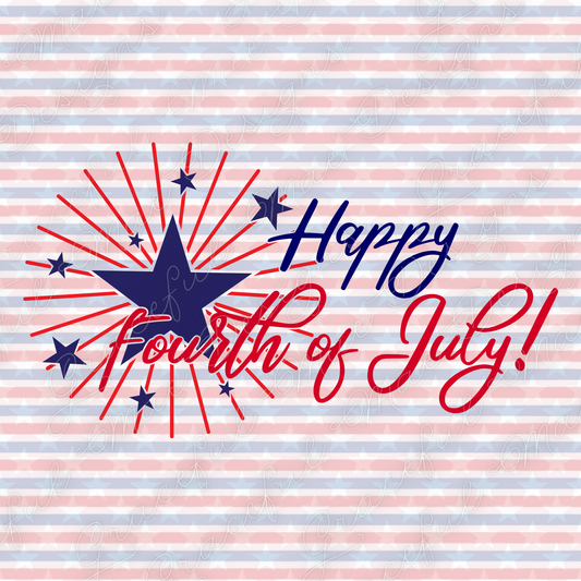 Happy Fourth of July Cut File